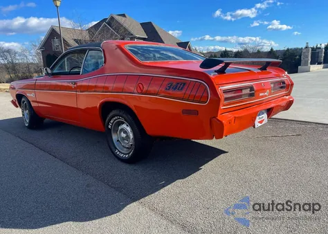 1972 Plymouth Duster из США, поврежденный, VIN VL29G2B454046